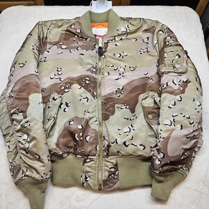 ALPHA INDUSTRIES MA-1 Flight/Bomber Jacket Camo